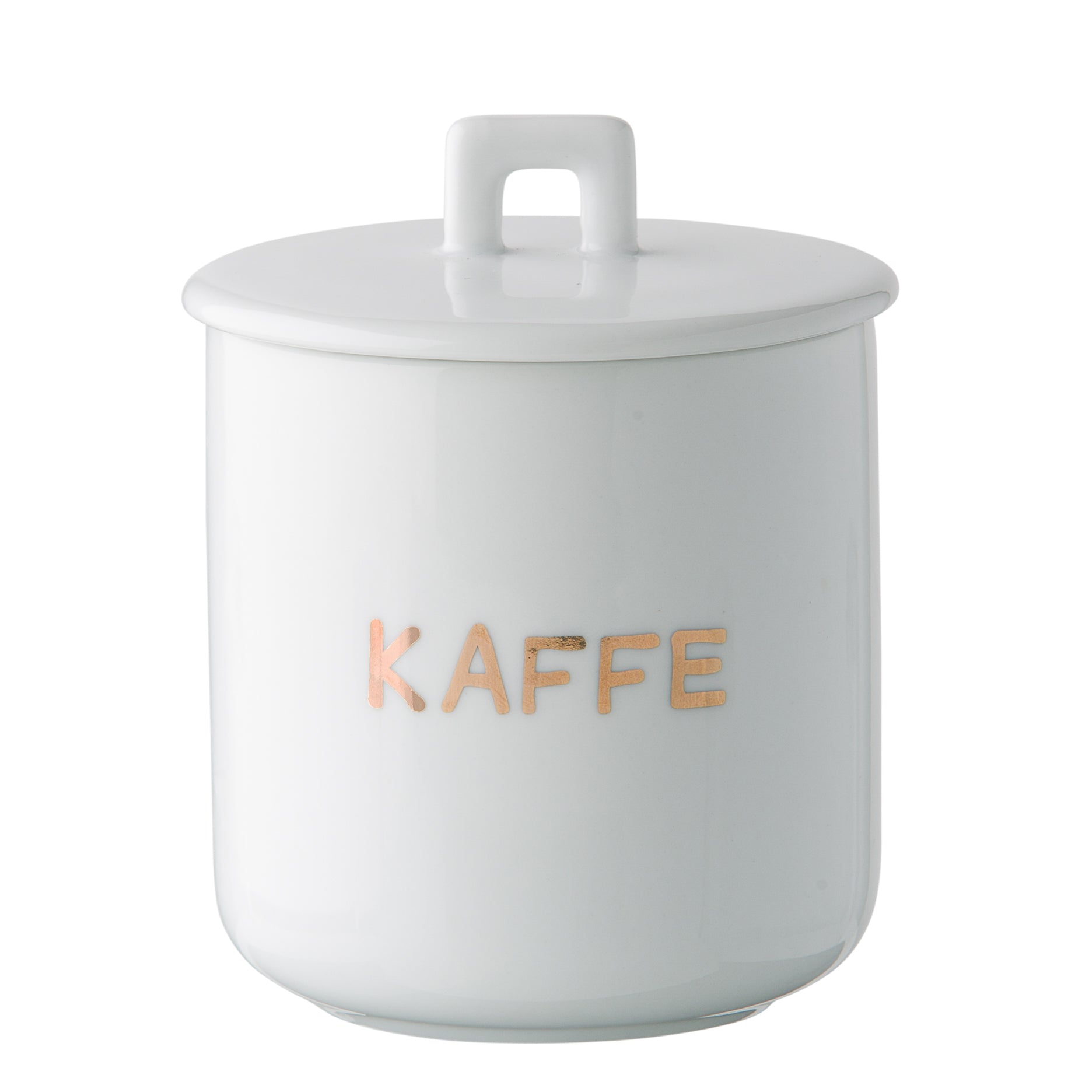 Krus m. porcelænslåg - Kaffe